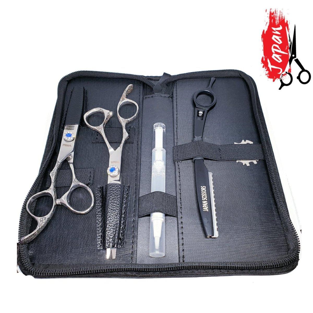 2pc Leather Scissors Case - Japan Scissors