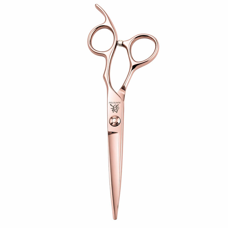 Forbici Professionali Juntetsu Oro Rosa VG10 da Taglio - vista frontale (SKU: JUN-RSG-C50 JUN-RSG-S50)