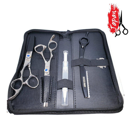 2pc Leather Scissors Case - Japan Scissors