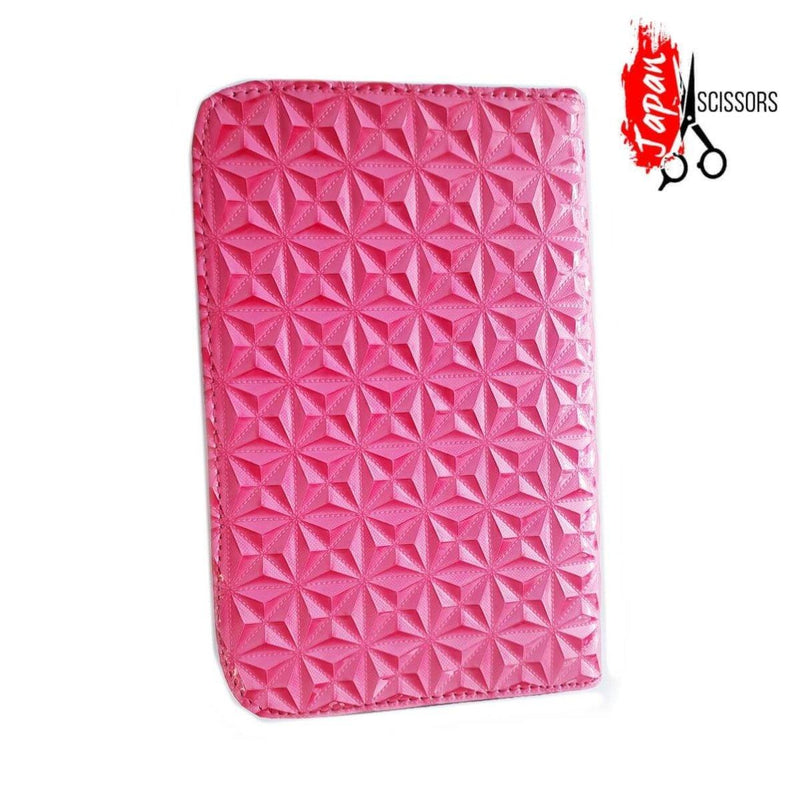 4pcs - Pink Leather Scissors Pouch - Japan Scissors #dark