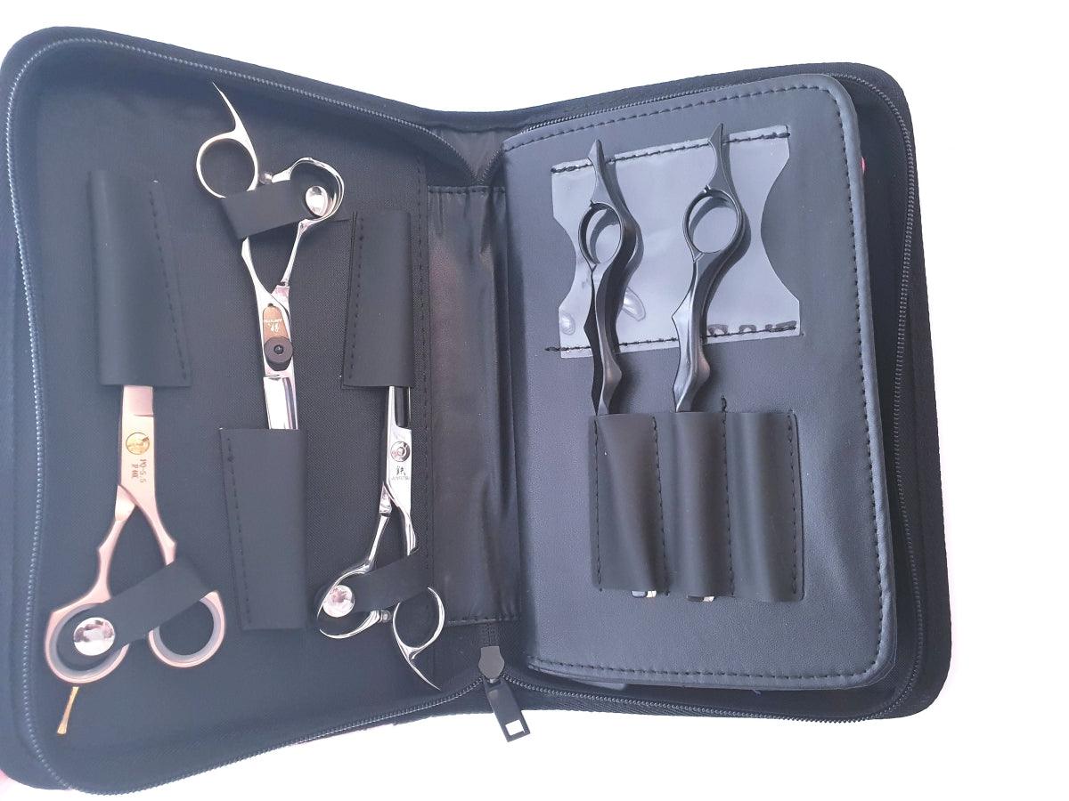 4pcs - Pink Leather Scissors Pouch - Japan Scissors