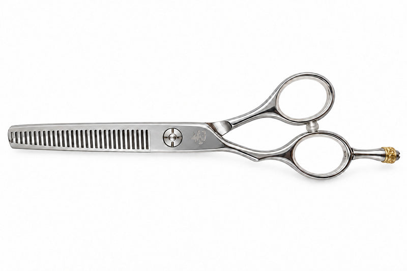 Forbici sfoltitrici Ichiro Crown per mancini da 6,0" con denti a V (SKU: ICH-CRN-LT60)