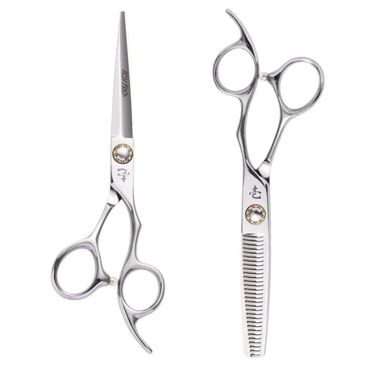 Ichiro Offset Hairdressing Scissor Set - Japan Scissors