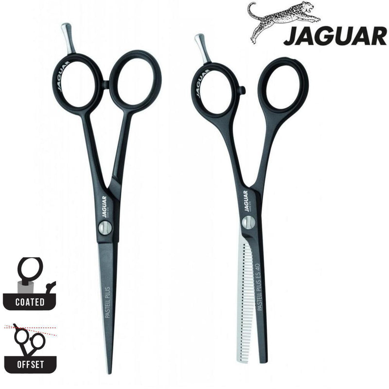 Jaguar Pastell Plus Black Lava Cutting & Thinning Set - Japan Scissors #dark