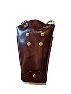 Japan Scissors - 5pcs - Brown Leather Scissors Holster - Japan Scissors