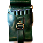 Japan Scissors - 9pcs - Green Leather Scissors Holster - Japan Scissors