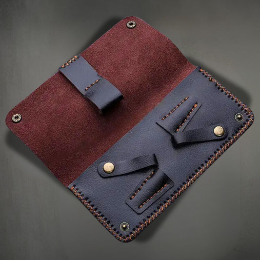 Juntetsu Artisan Soft - Leather Case - 2 Professional - Japan Scissors