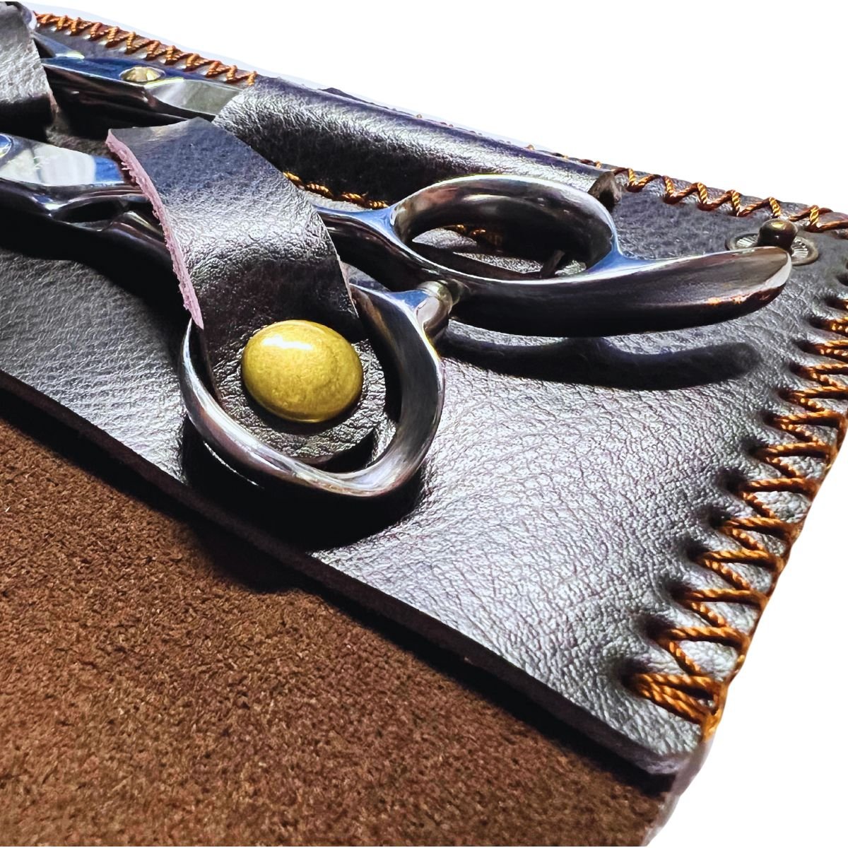 Juntetsu Artisan Soft - Leather Case - 2 Professional - Japan Scissors