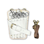 Juntetsu Artisan White Holster - 5 Professional Scissors - Japan Scissors