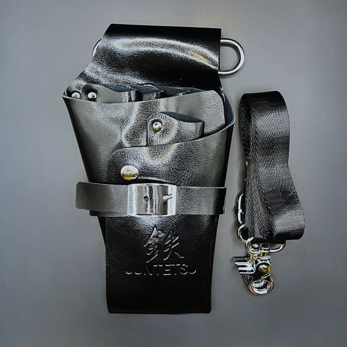 Juntetsu Black Belt Holster - Holds 5 Scissors - Japan Scissors