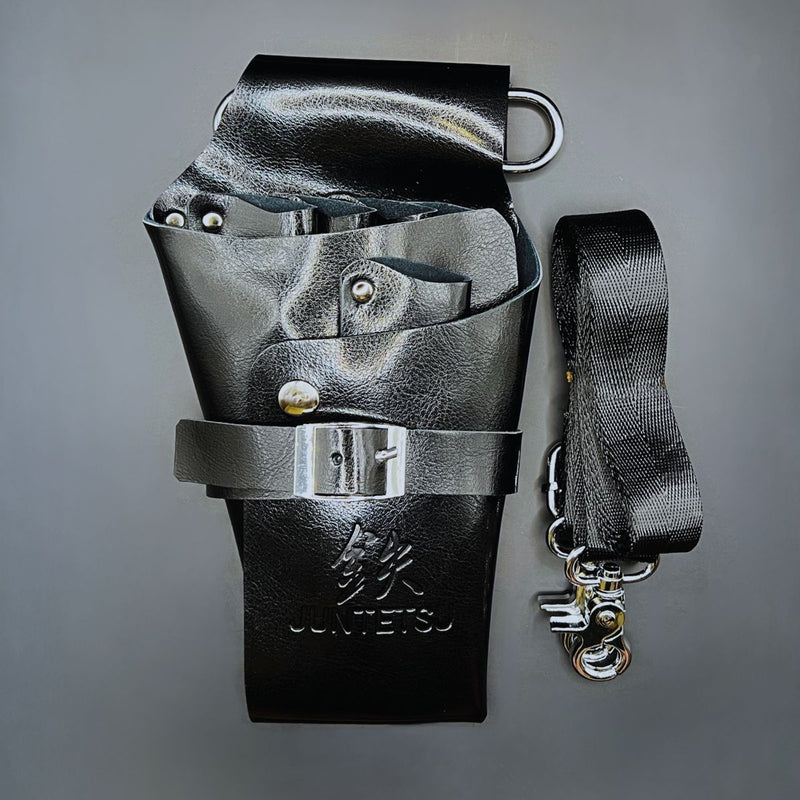 Juntetsu Black Belt Holster - Holds 5 Scissors - Japan Scissors #dark