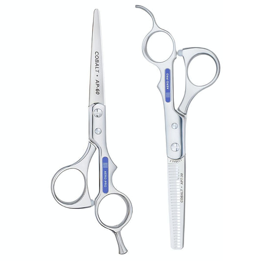 Juntetsu Cobalt Aero - Pro Hairdressing Scissor Set - Japan Scissors