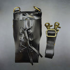 Juntetsu Cross - Laced Leather Holster - 5 Professional - Japan Scissors