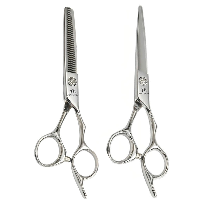 Juntetsu Crystal Elite Offset Professional Scissor Set - Japan Scissors