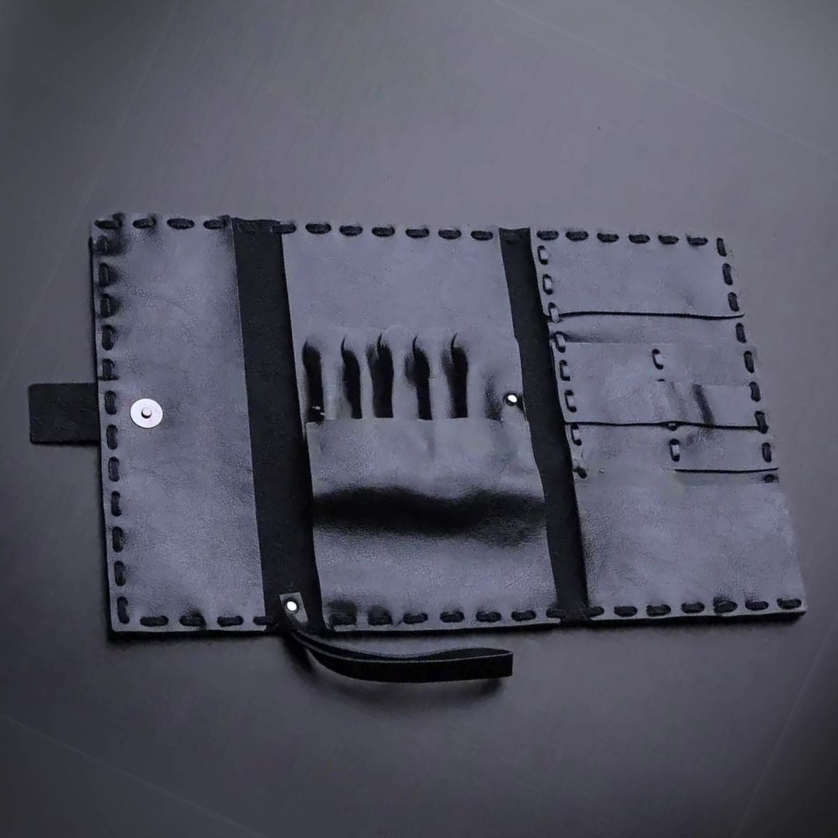Juntetsu Heritage Leather Laced Wallet: Protects 4 Scissors - Japan Scissors
