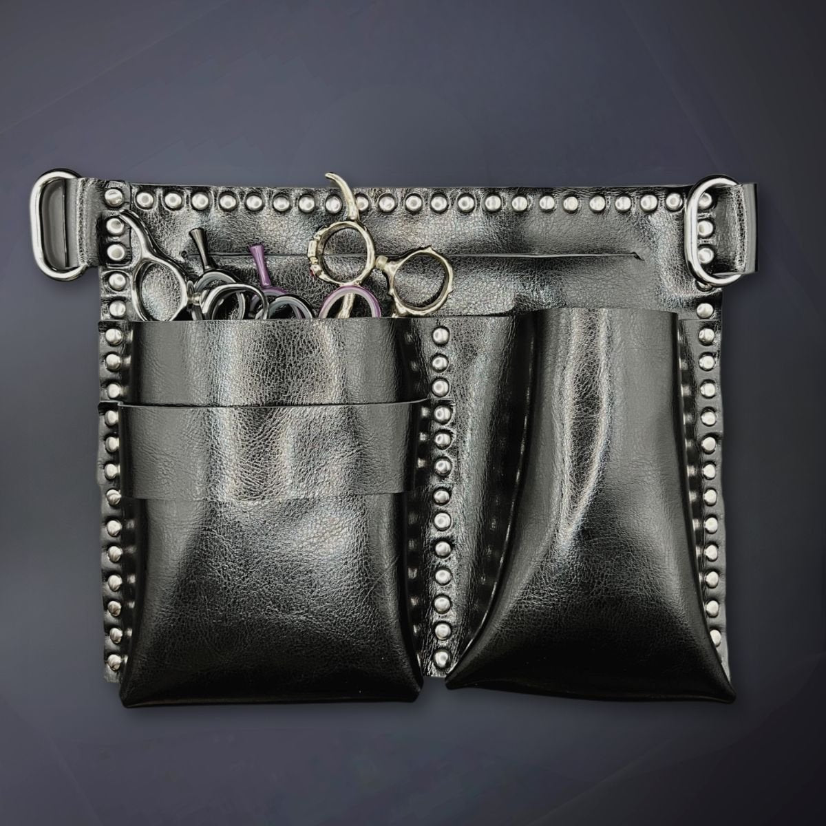Juntetsu Kuro Flat Holster - 4 Professional Scissors - Japan Scissors