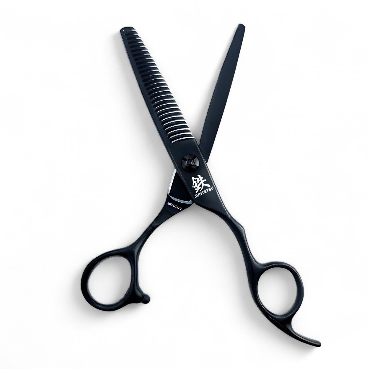 Juntetsu Matte Black Offset Professional Scissors Set - Japan Scissors