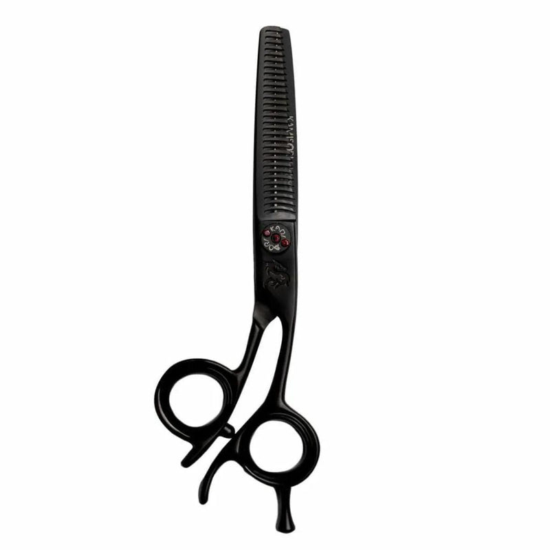 Kamisori Black Diamond III Thinning Shears - Japan Scissors #dark