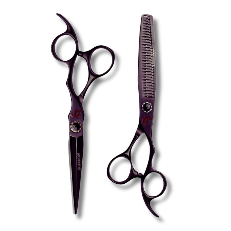 Kamisori Shadow Hair Cutting & Thinning Set - Japan Scissors #dark