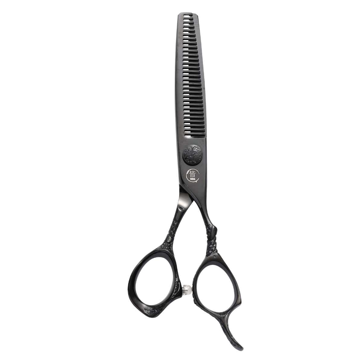 Mina Ash Black Hairdressing Scissor Set - Japan Scissors