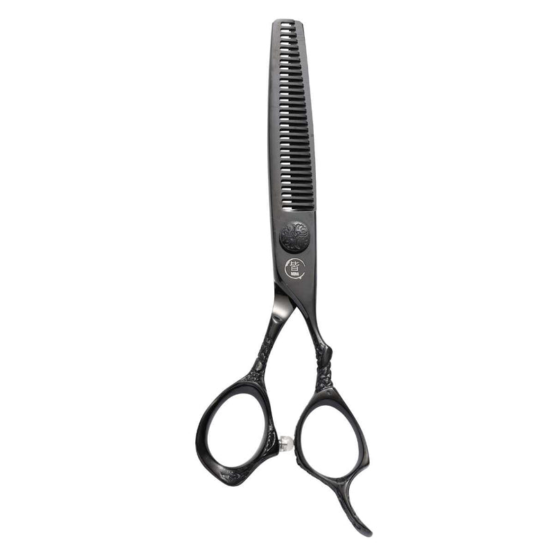 Mina Ash Black Thinning Scissors - Japan Scissors #dark
