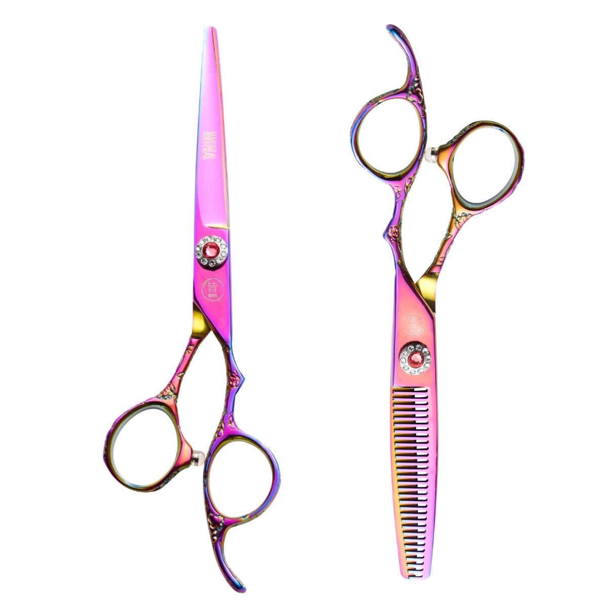 Mina Rainbow II Hairdressing Scissor Set - Japan Scissors
