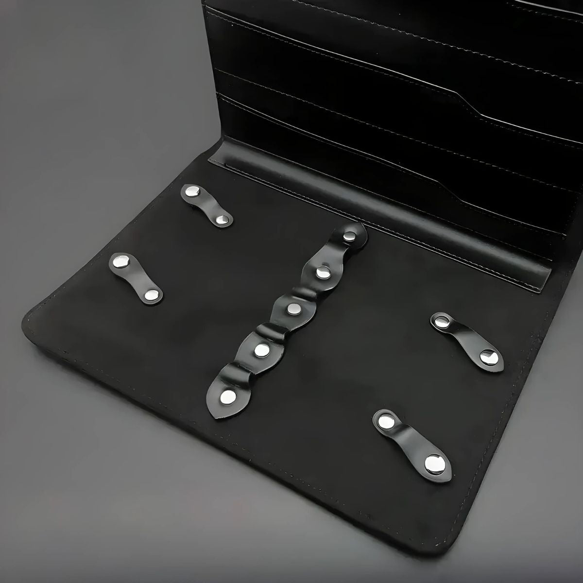 Professional Leather Scissor Case - 8 Pocket Premium Storage - Japan Scissors