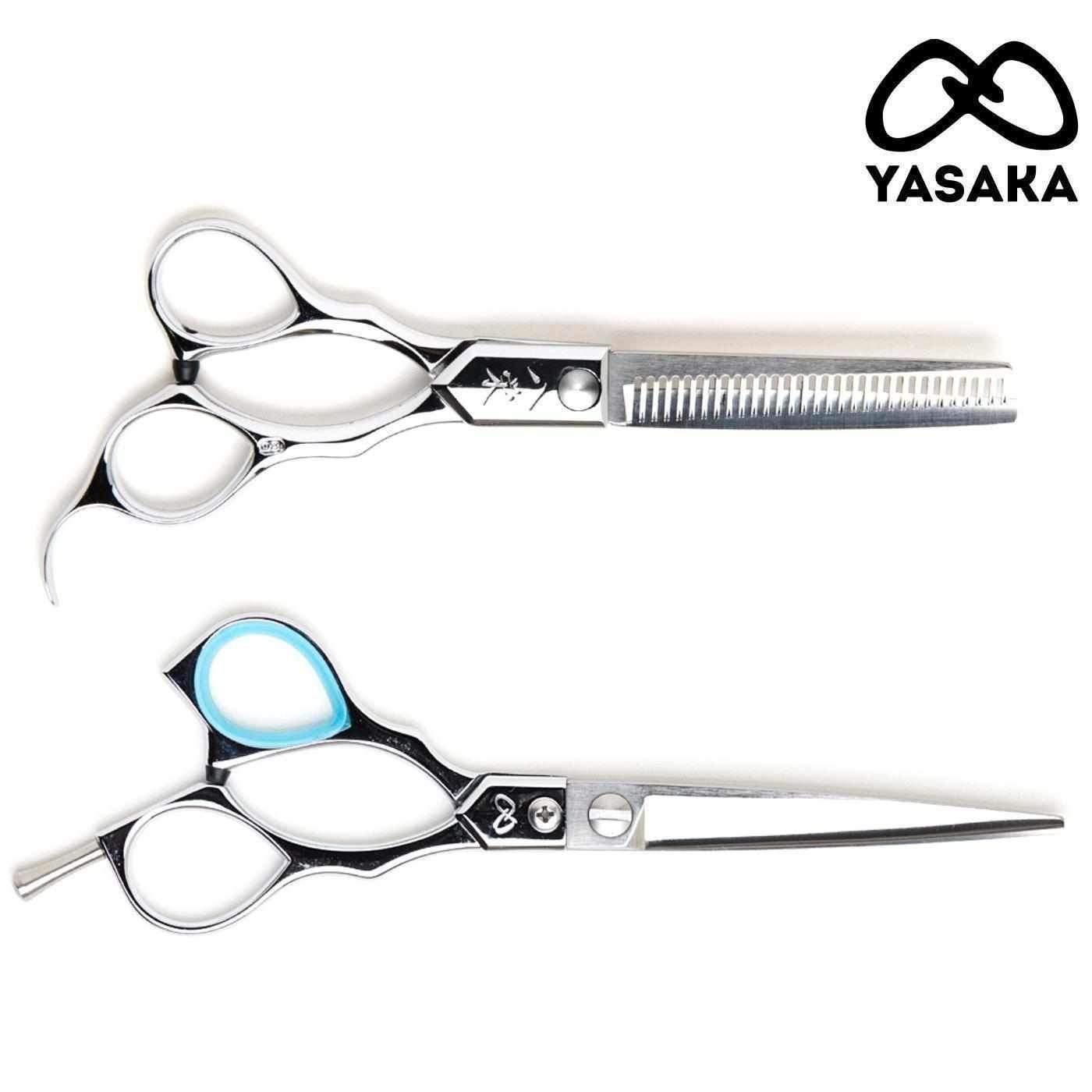 Yasaka Offset Cutting & Thinning Scissors Set - Japan Scissors