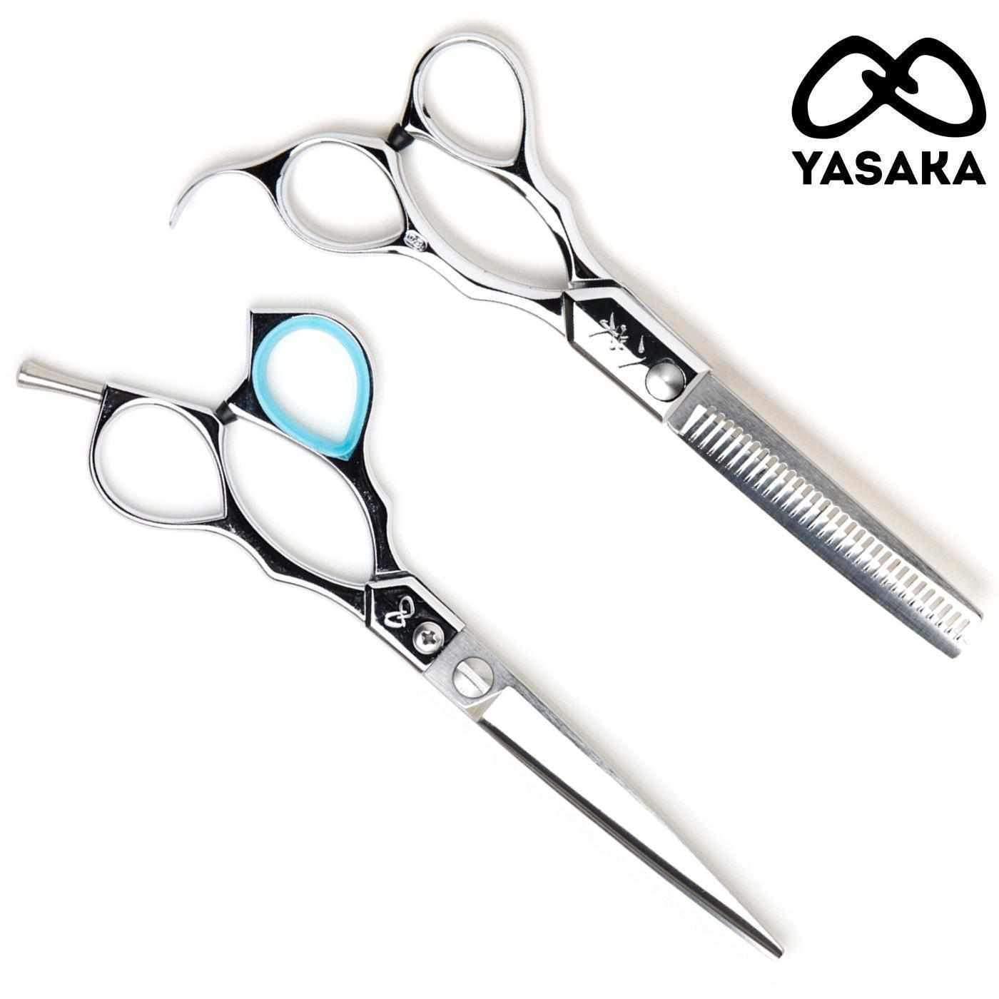 Yasaka Offset Cutting & Thinning Scissors Set - Japan Scissors
